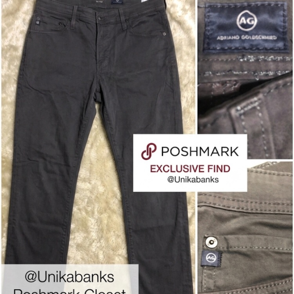 Ag Adriano Goldschmied Slim Jeans in Charcoal